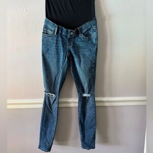 GAP Distressed Maternity Jeans